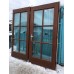 Wooden entrance double glazeed door H 224 x W 210 cm