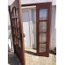 Wooden entrance double glazeed door H 206 x W 160 cm