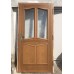 Wooden entrance double glazeed door H 210 x W 110 cm